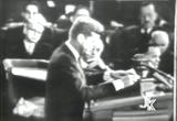 John F Kennedy JFK addresses Congress about Medicare