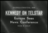 John F Kennedy JFK on Telstar