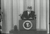 John F Kennedy JFK conference speech