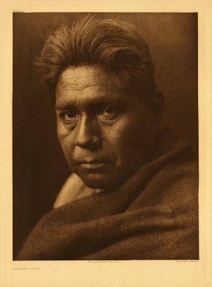 Edward Curtis American Indian Art Sample Old Indian