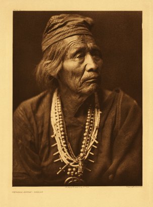 Edward Curtis American Indian Art Sample Old Indian
