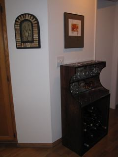Wood Wine Cabinet Plans Side View