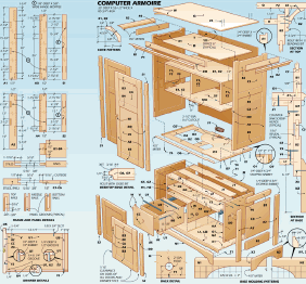 Wood Computer Desk Plans