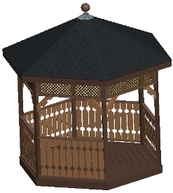 10 ft Hexagon Gazebo Plan 10 ft Hexagon Gazebo Plan