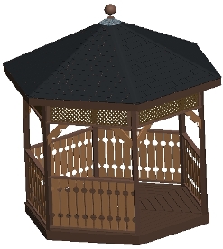 10 ft Hexagon Gazebo Plan