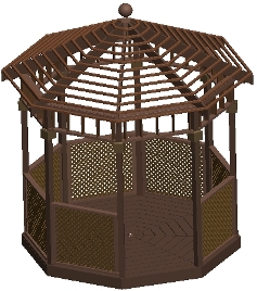 10 ft Open Air Gazebo Plan