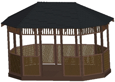 10x16 Octagon Gazebo Plan