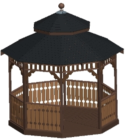 12ft Double Roof Octagon Gazebo Plan 12ft Double Roof Octagon Gazebo Plan