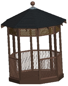 8 ft Octagon Gazebo Plan