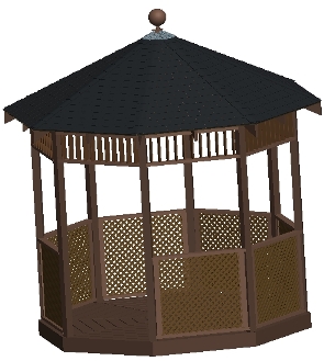 10 ft Octagon Gazebo Plan 10 ft Octagon Gazebo Plan