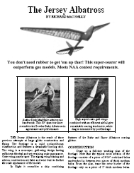 Model Airplane Plans