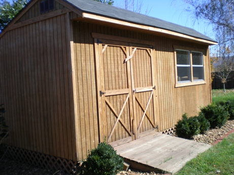 10x20 Saltbox Front View