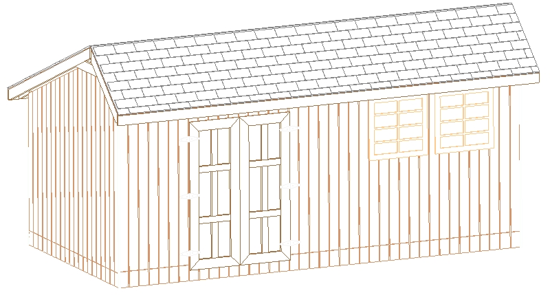 Free Saltbox Shed Plans 10X12