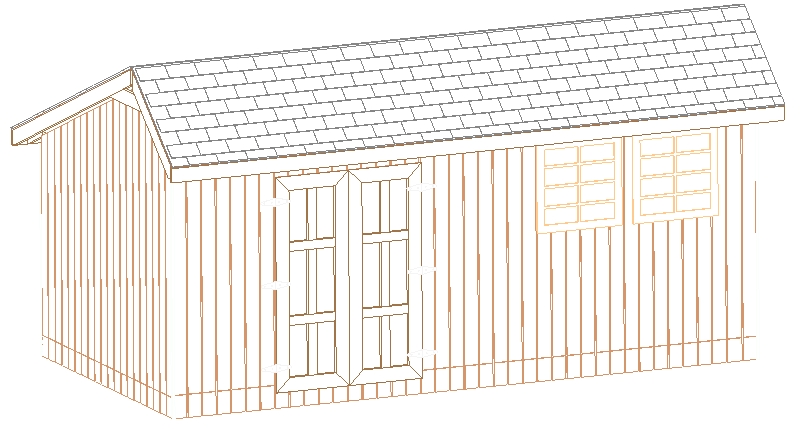 Storage Shed Plans 10X12