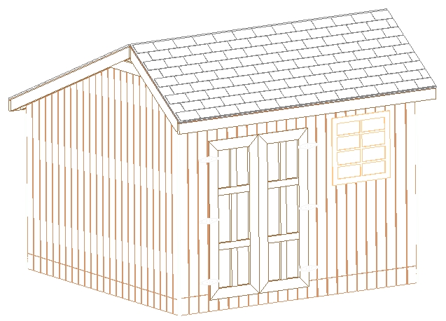 Storage Shed Plans 10X12