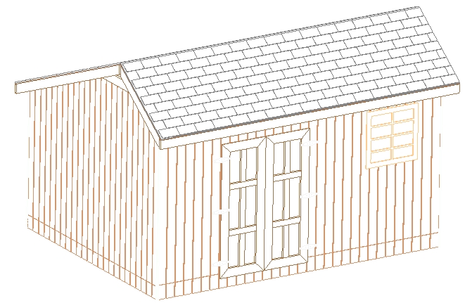 Roof Style: Salt Box